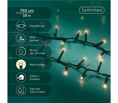 LED Compact Beleuchtung - In-/Outdoor, 16 m, 750 LED
