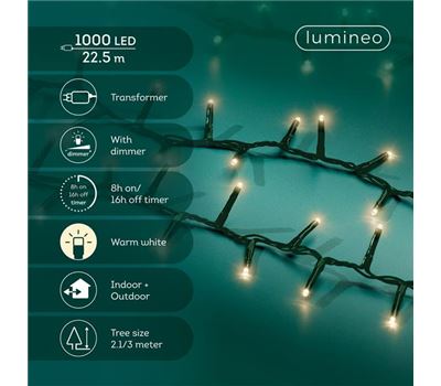 LED Compact Beleuchtung - In-/Outdoor, 22,5 m, 1000 LED